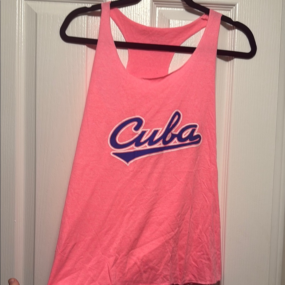 Pink Cuba Tank Top